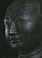 Buddha head from the Yamadadera Temple